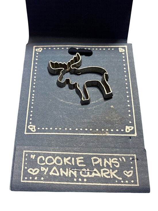ann clark Jewelry - The Vermont Collection Moose Pin Fine Pewter Jewelry Cookie Pins Ann Clark